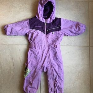 Toddler girl Columbia snowsuit, 2t